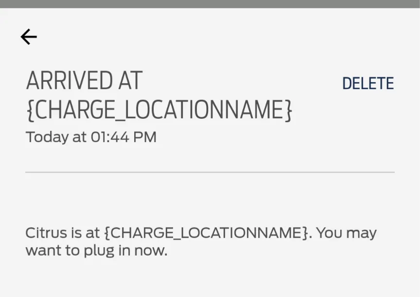 Ford Mustang Mach-E FordPass notification funnies 1687640453389