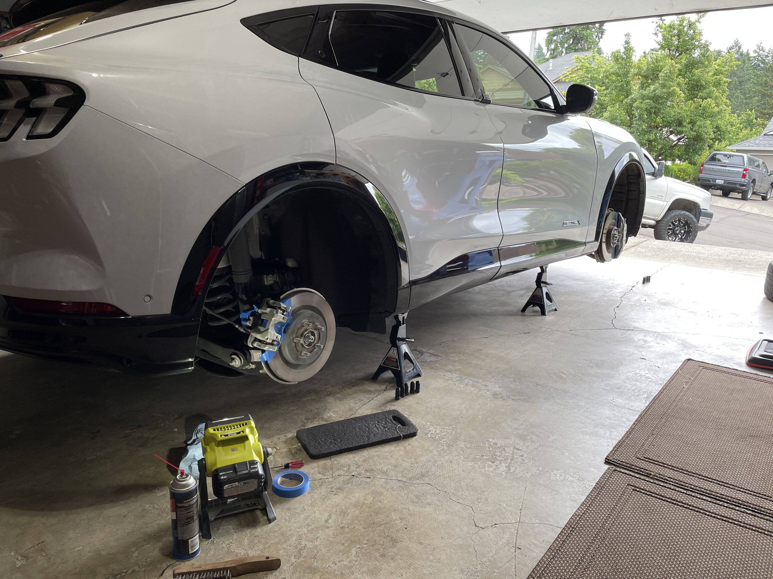 Ford Mustang Mach-E Painted brake calipers on my Premium (pic heavy) 20230618_180814197_iOS