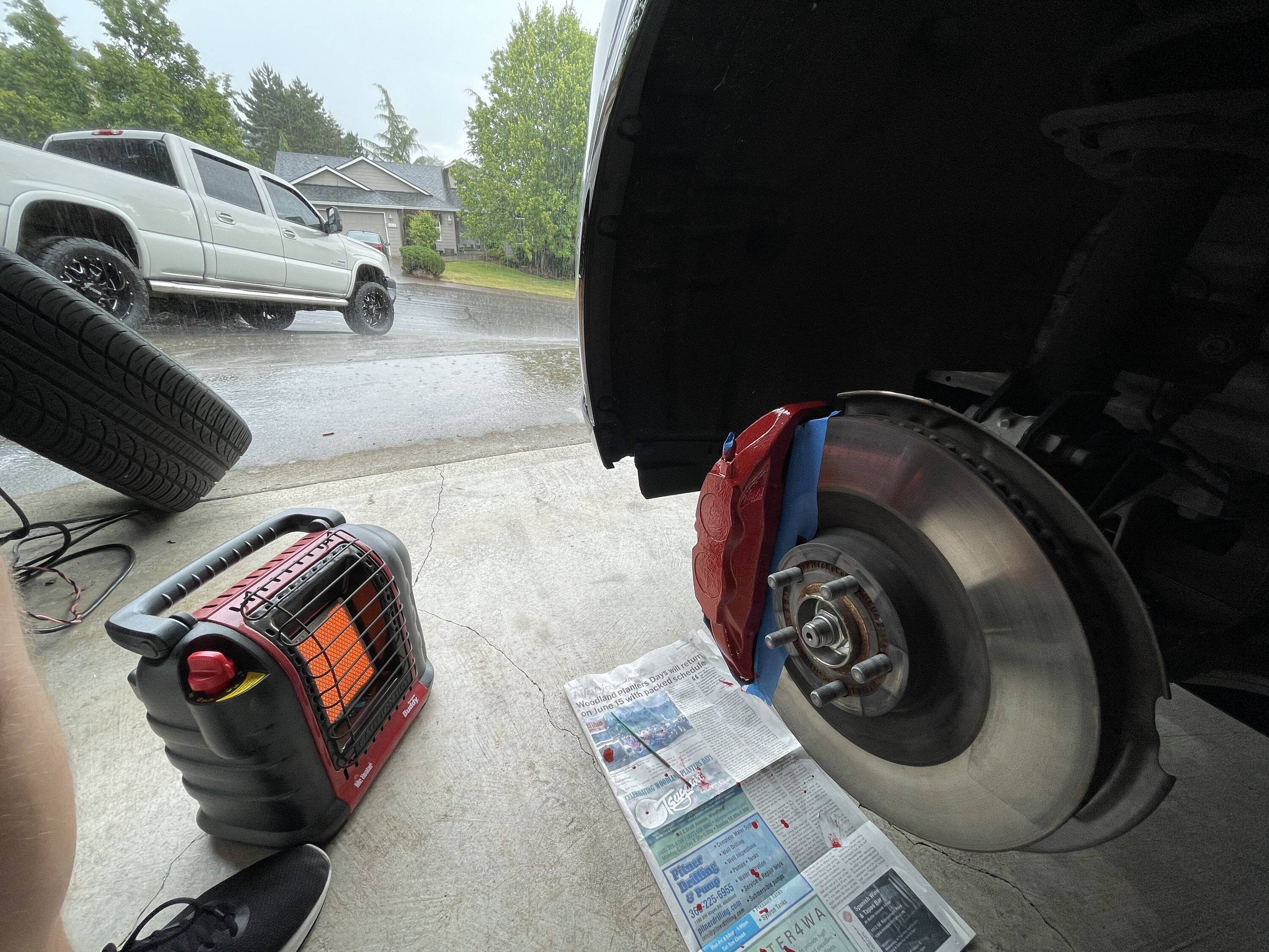 Ford Mustang Mach-E Painted brake calipers on my Premium (pic heavy) 20230619_205633936_iOS