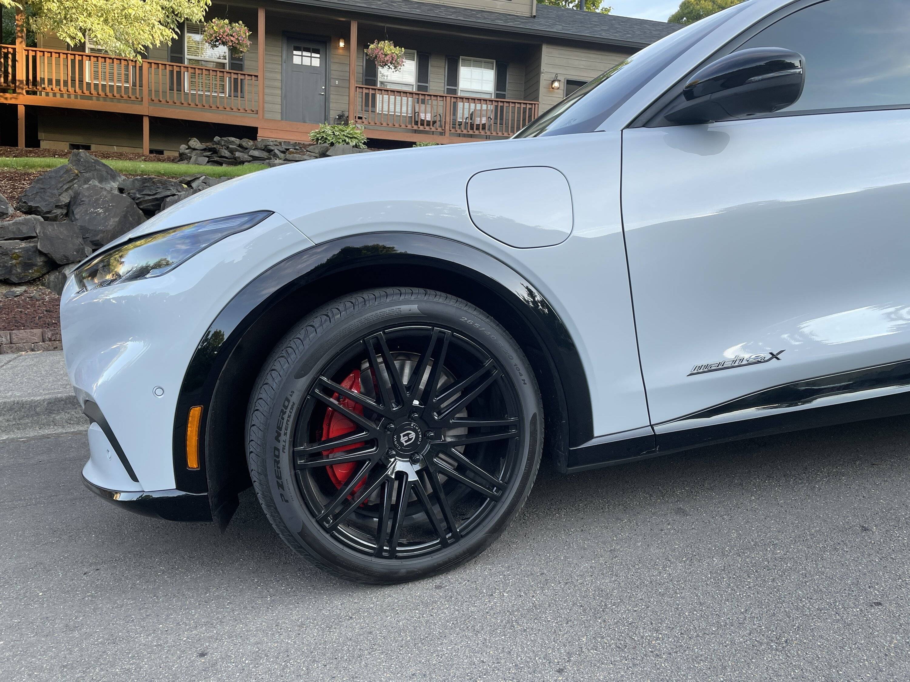 Ford Mustang Mach-E Painted brake calipers on my Premium (pic heavy) 20230621_133259446_iOS