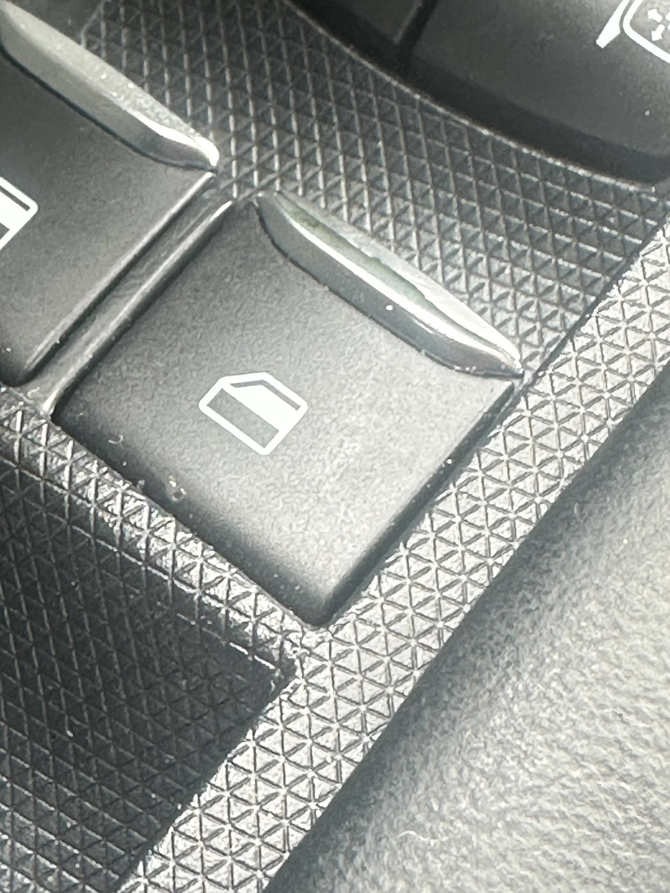 Ford Mustang Mach-E Window switch peeling? Drivers door passenger front window switch
