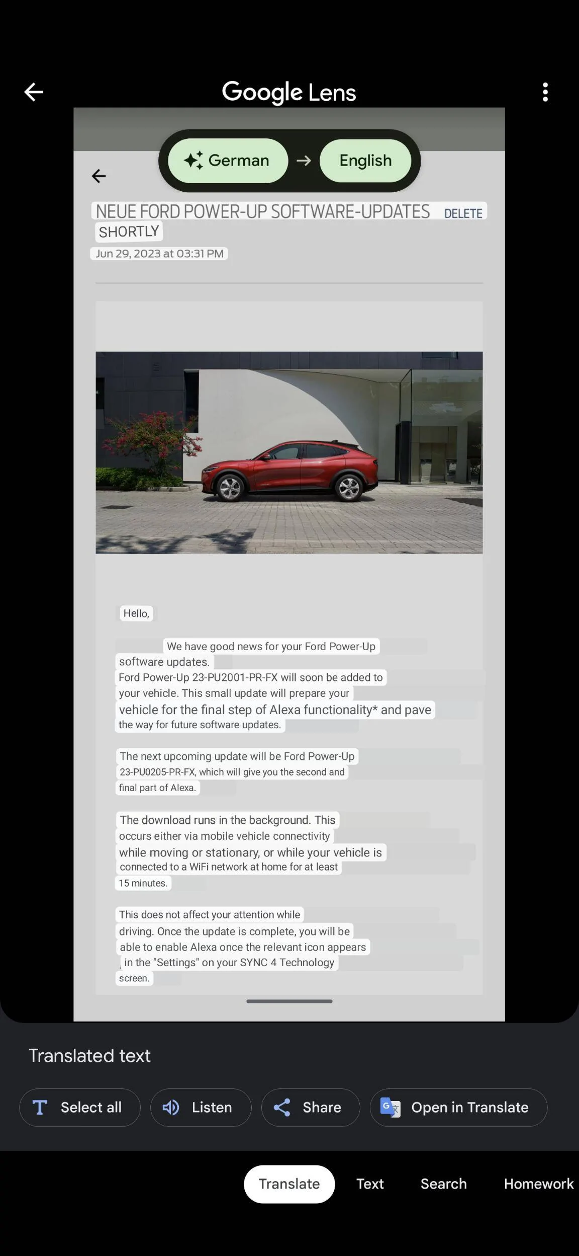 Ford Mustang Mach-E Post here if you have an active FDRS account and are willing to look up info for others Screenshot_20230701-225348