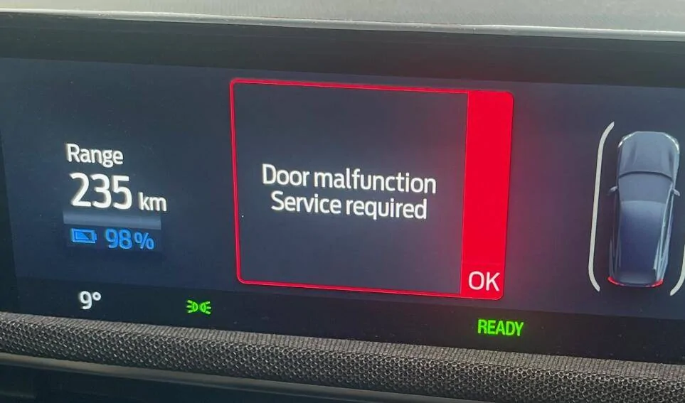 Ford Mustang Mach-E 'Door Fault' Service Required door