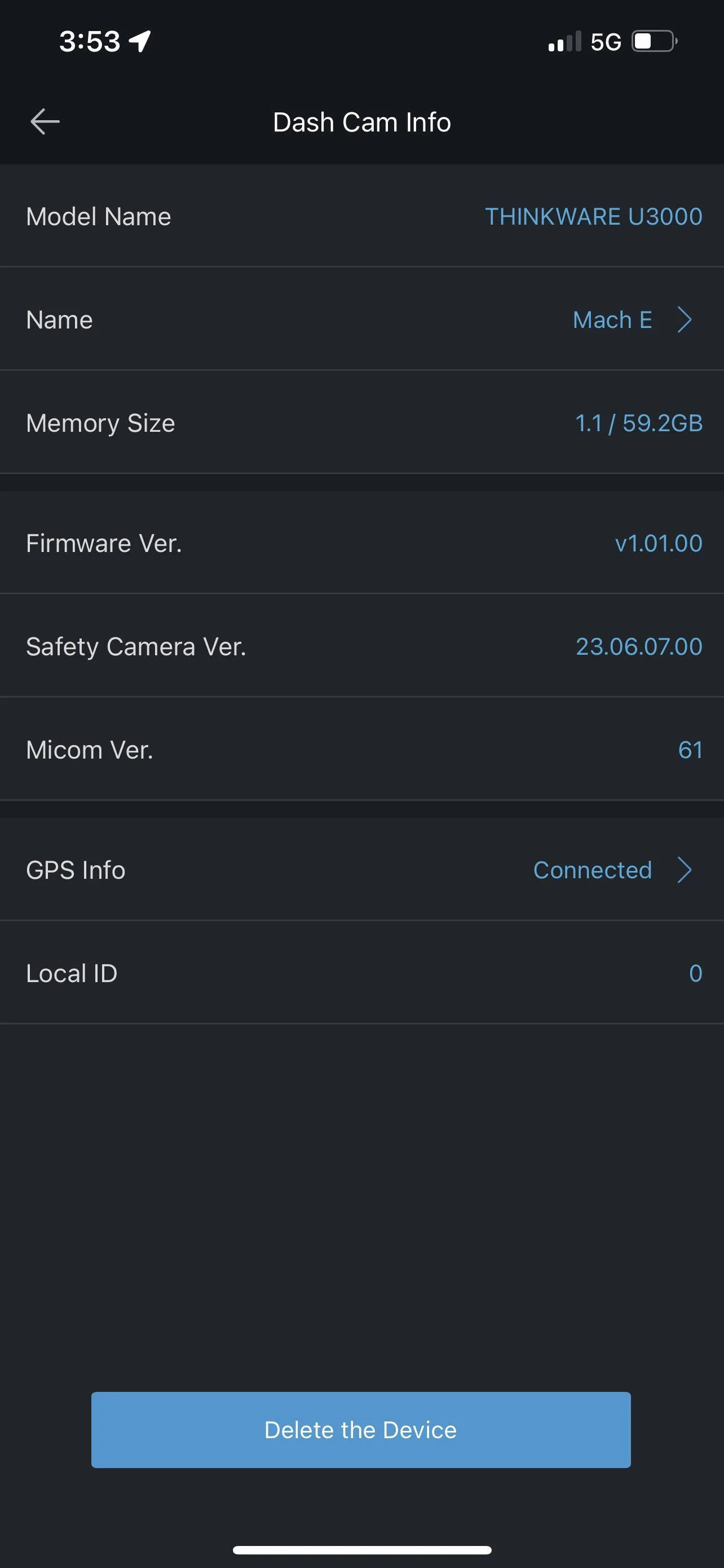 Ford Mustang Mach-E Thinkware U3000 (4K) Dashcam has arrived IMG_3742