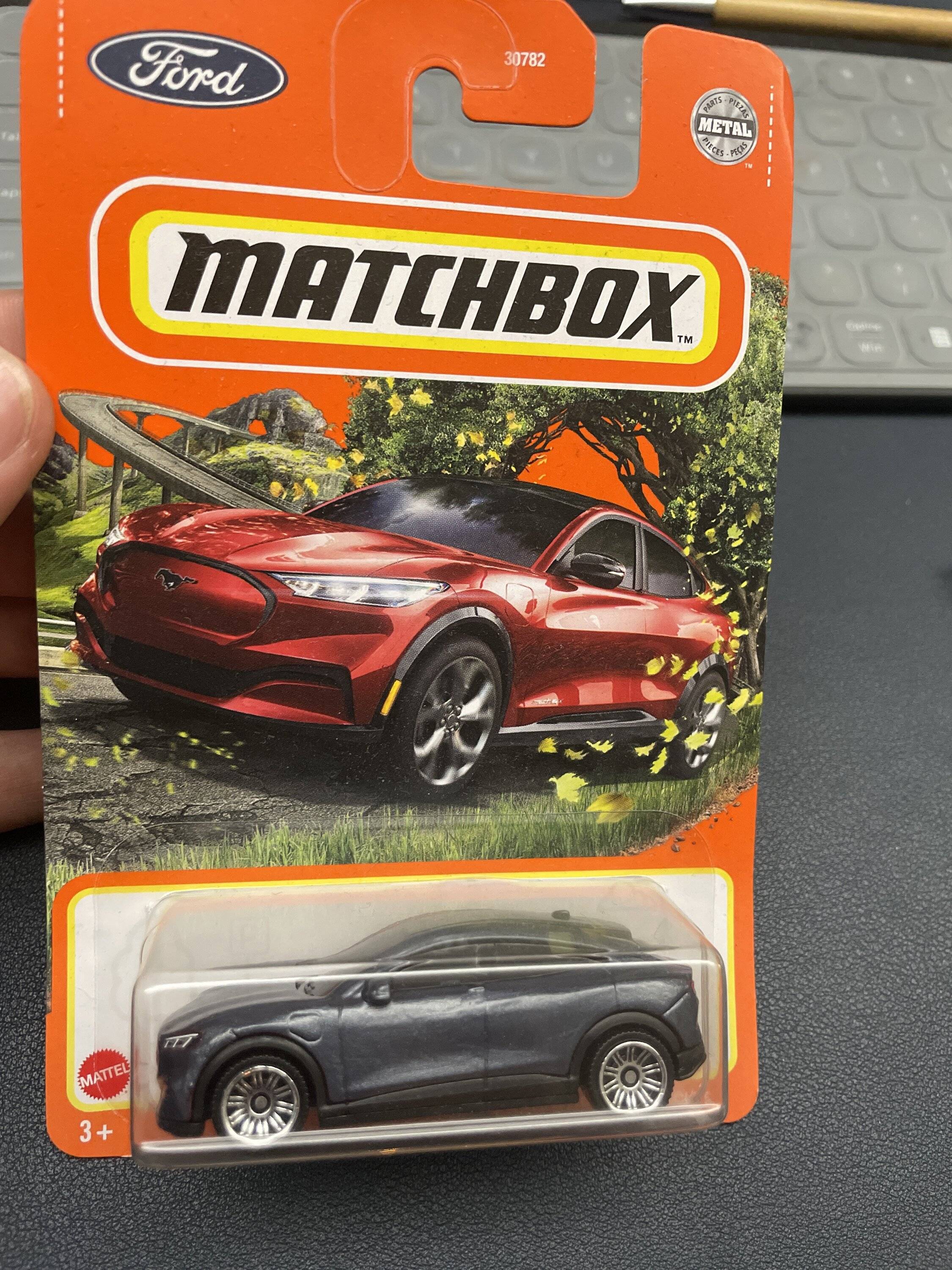 Ford Mustang Mach-E My custom painted Mach-E matchbox car collection image
