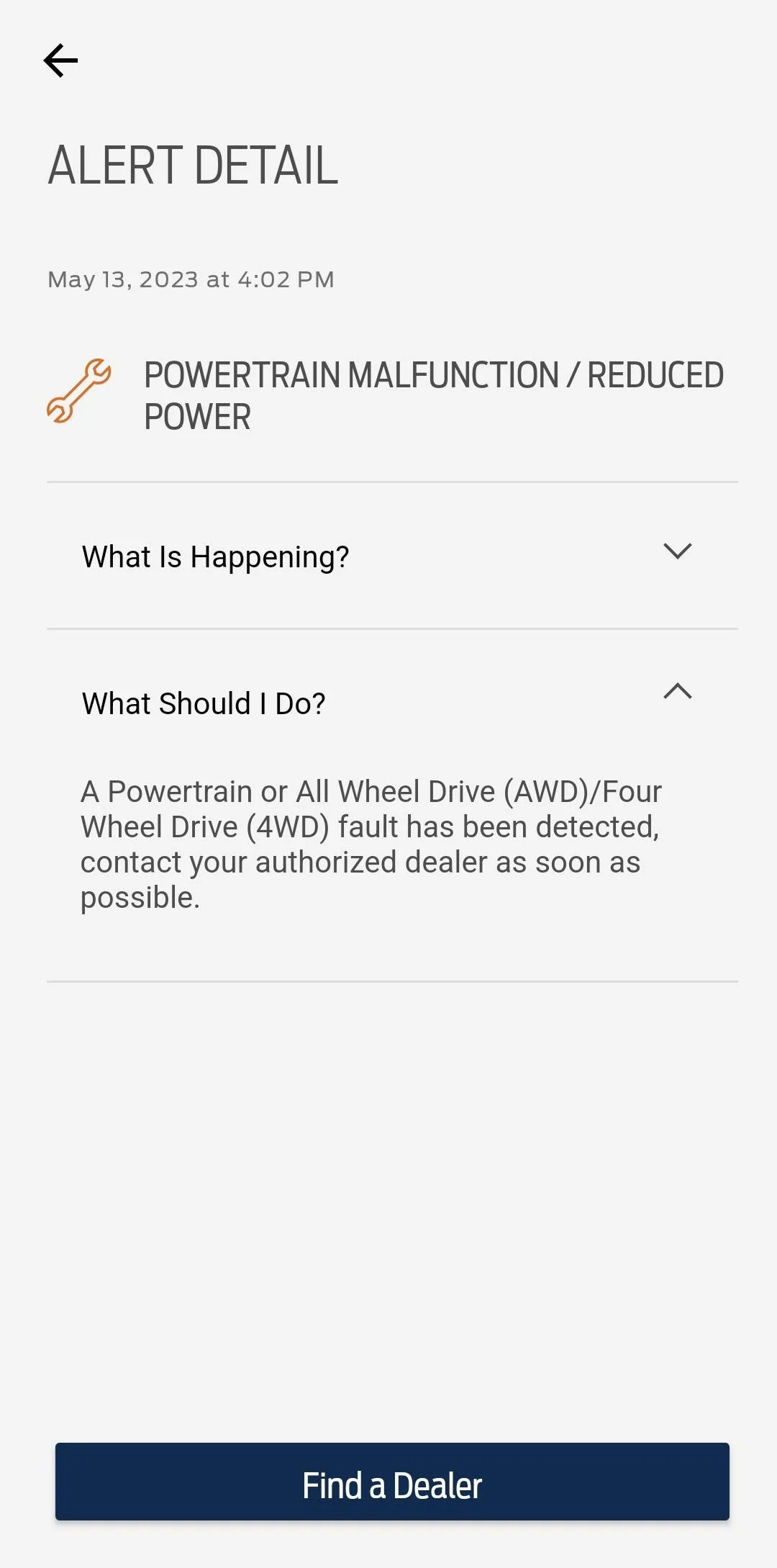 Ford Mustang Mach-E Powertrain Malfunction 1000019904
