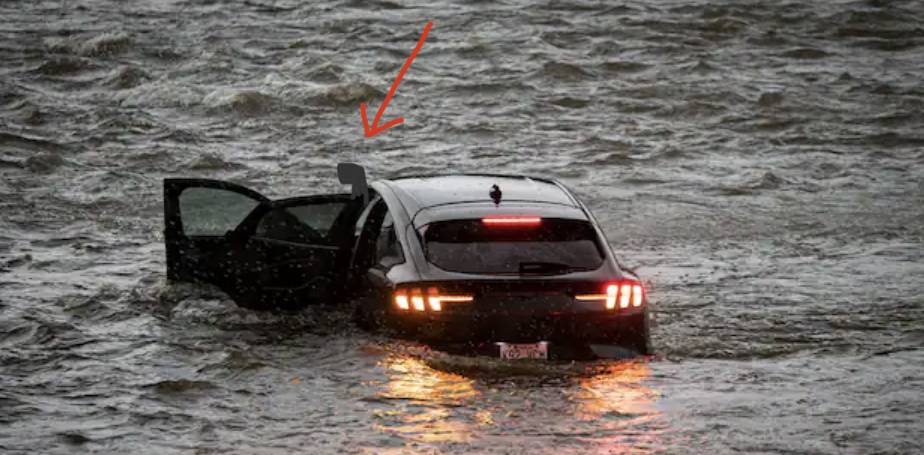 Ford Mustang Mach-E Mach-E drowned yesterday in the Châteauguay River IMG_8396