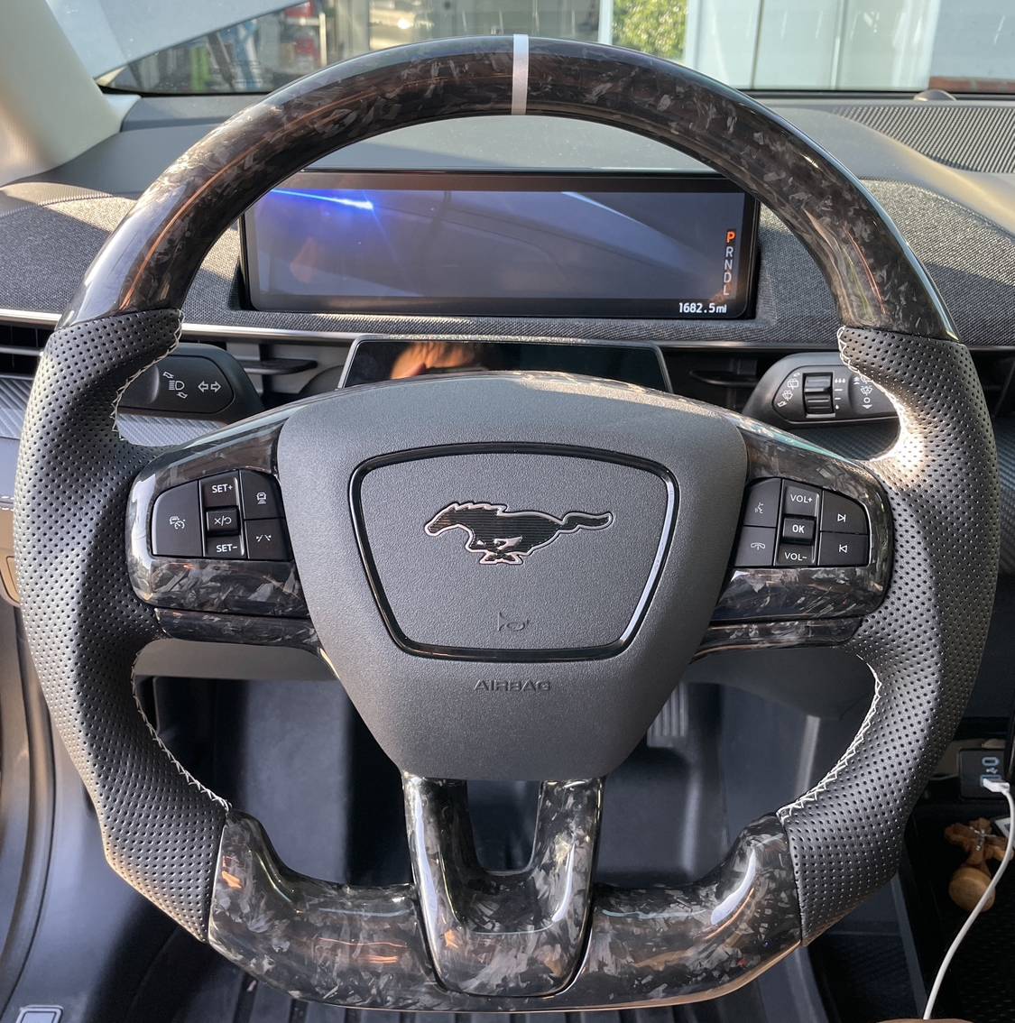 Ford Mustang Mach-E Customized my Mach-E steering wheel IMG_4841