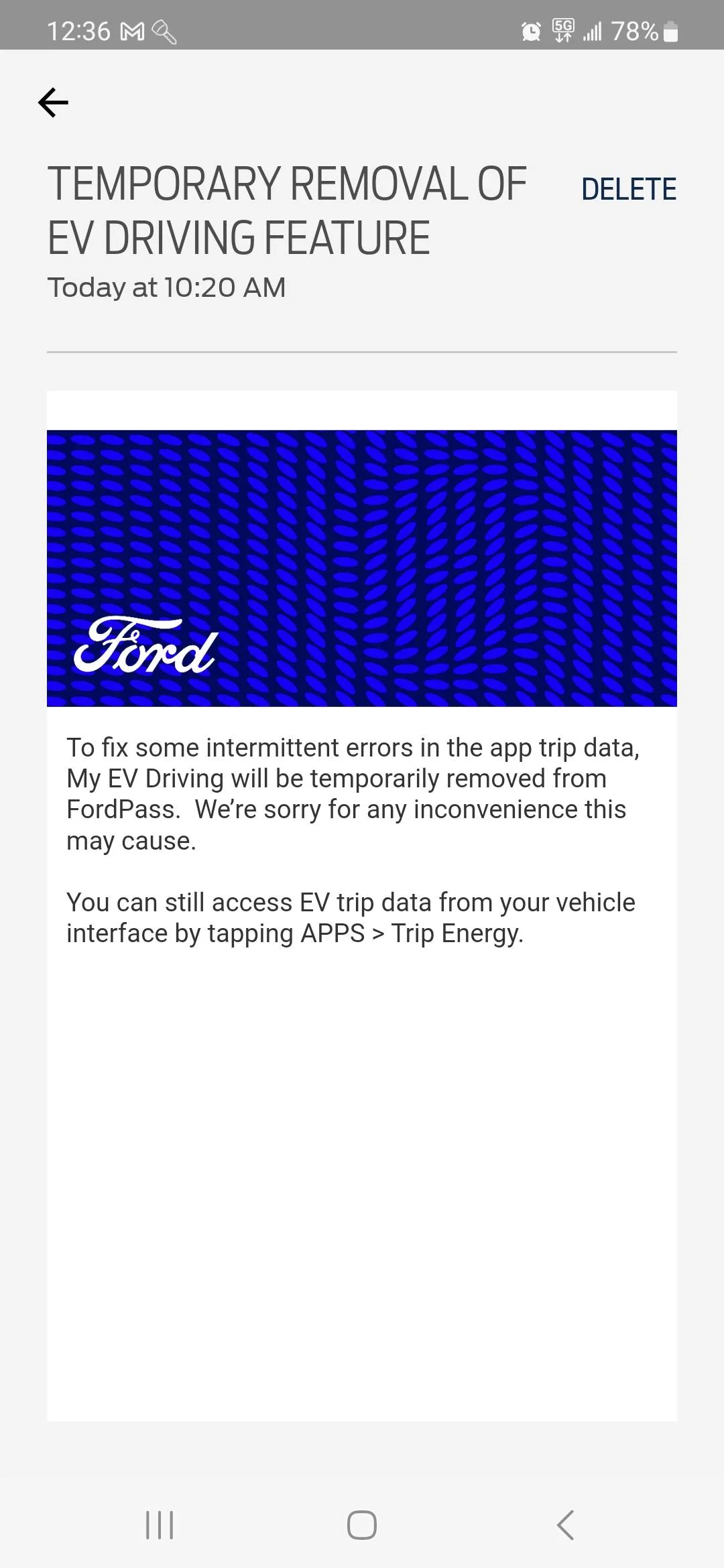 Ford Mustang Mach-E Is Ford fixing the driving efficiency bug? Screenshot_20230719_123636_FordPass