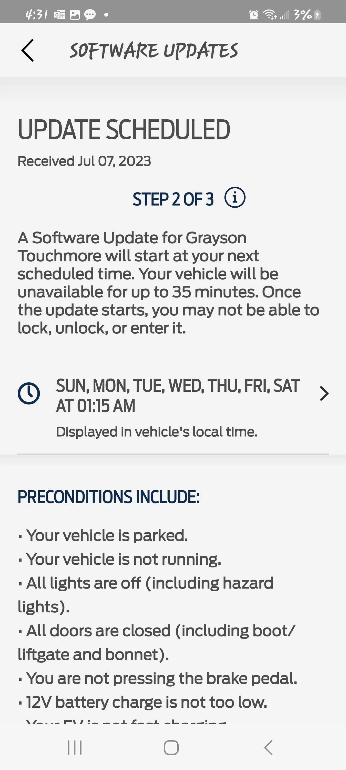 Ford Mustang Mach-E Update 4.2.6 Screenshot_20230720_163125_FordPass