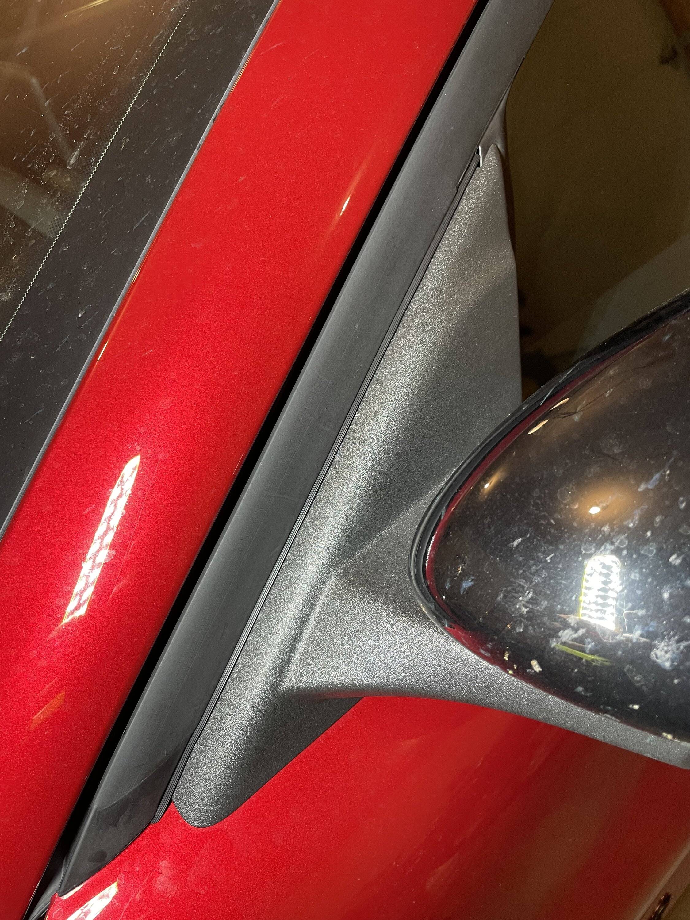 Ford Mustang Mach-E Side Mirror Wind Noise Fix IMG_2127
