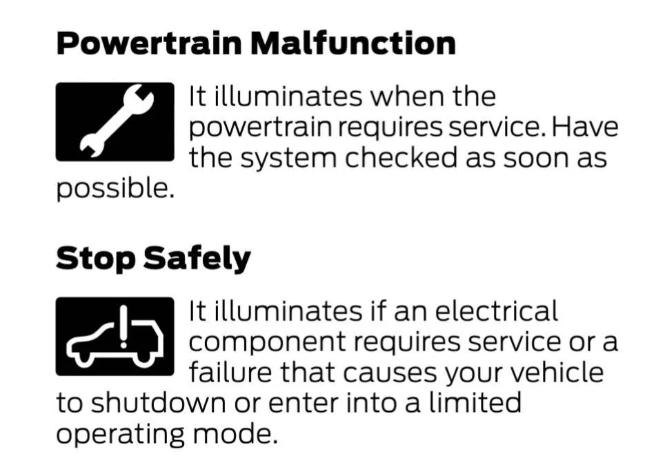 Ford Mustang Mach-E what is this light Screenshot_20230803-164229
