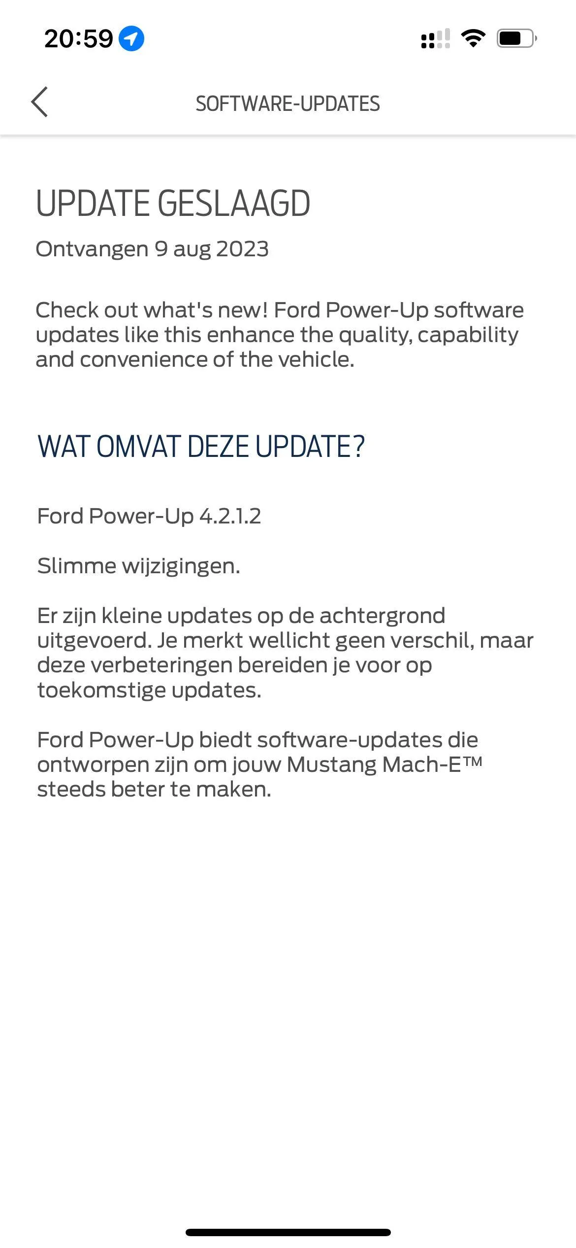Ford Mustang Mach-E Which Power-Up versions have you received (EU)? IMG_0012