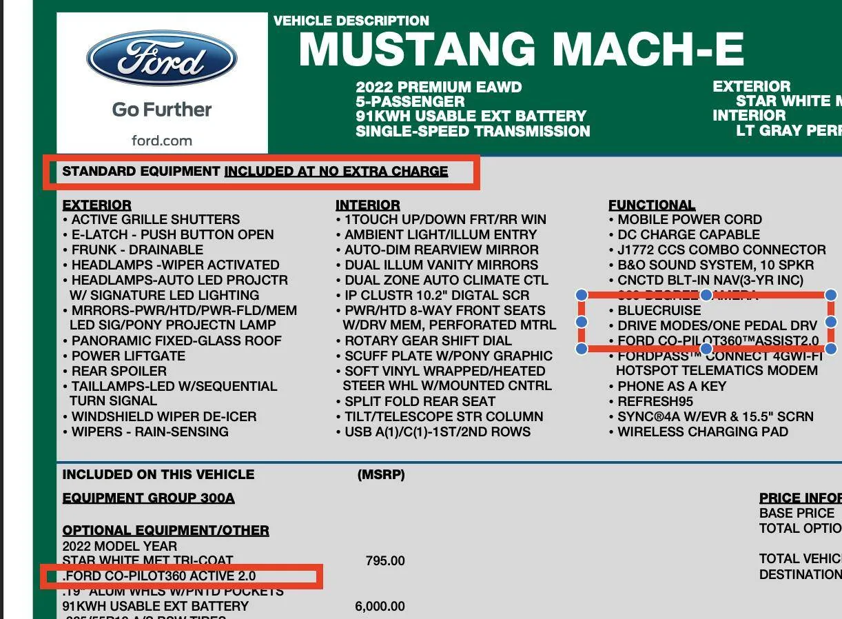 Ford Mustang Mach-E Would you pay for a BlueCruise Subscription? Screenshot 2023-08-10 at 10.20.41 PM