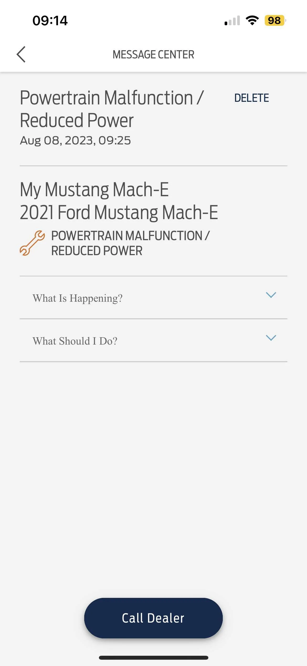 Ford Mustang Mach-E Powertrain Malfunction IMG_6104