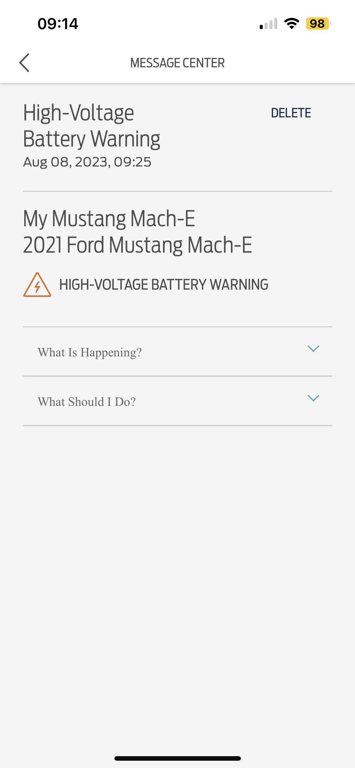 Ford Mustang Mach-E Powertrain Malfunction IMG_6103