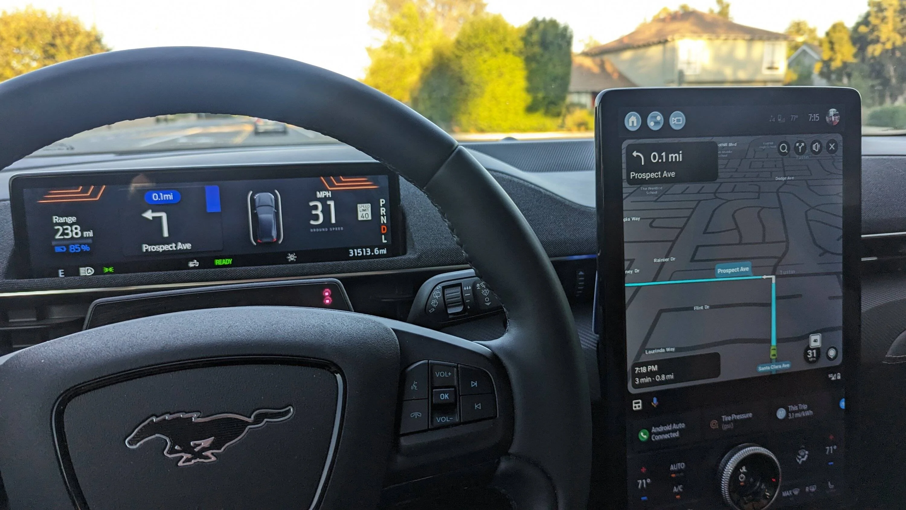 Ford Mustang Mach-E Turn by turn missing from instrument display PXL_20230812_021523946