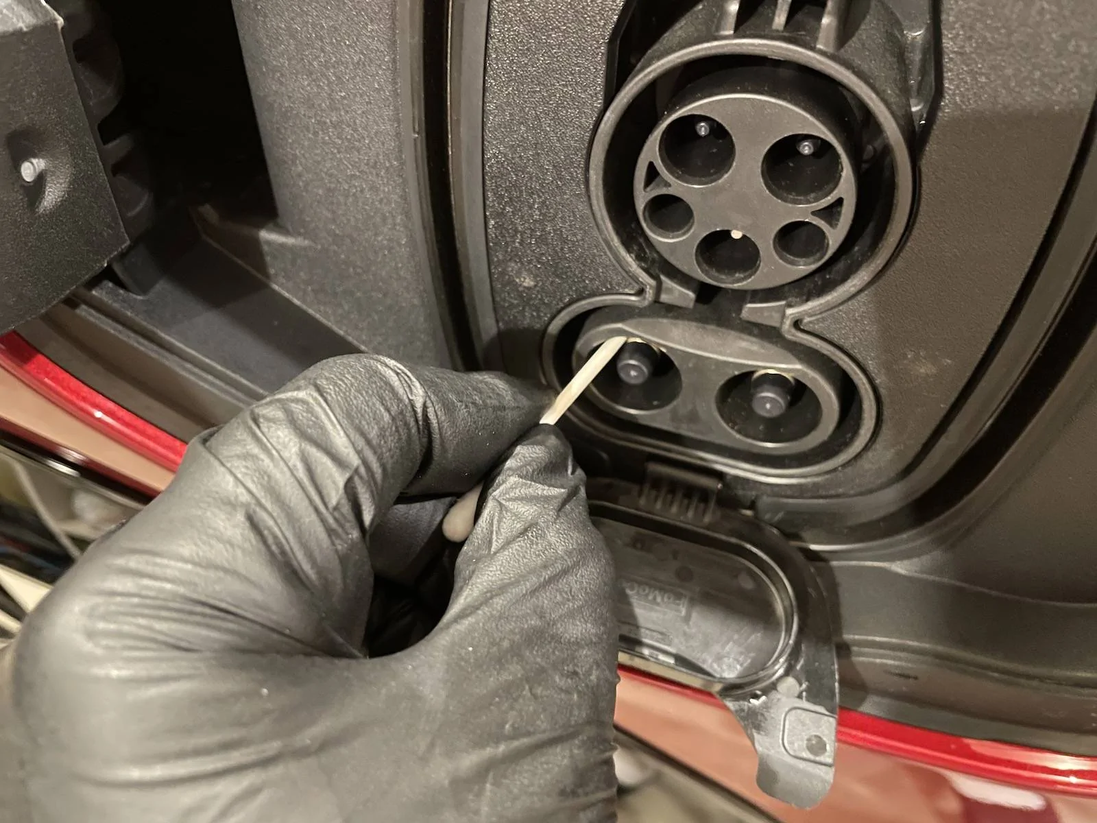 Ford Mustang Mach-E How to Clean and Inspect Your Charge Port IMG_2170