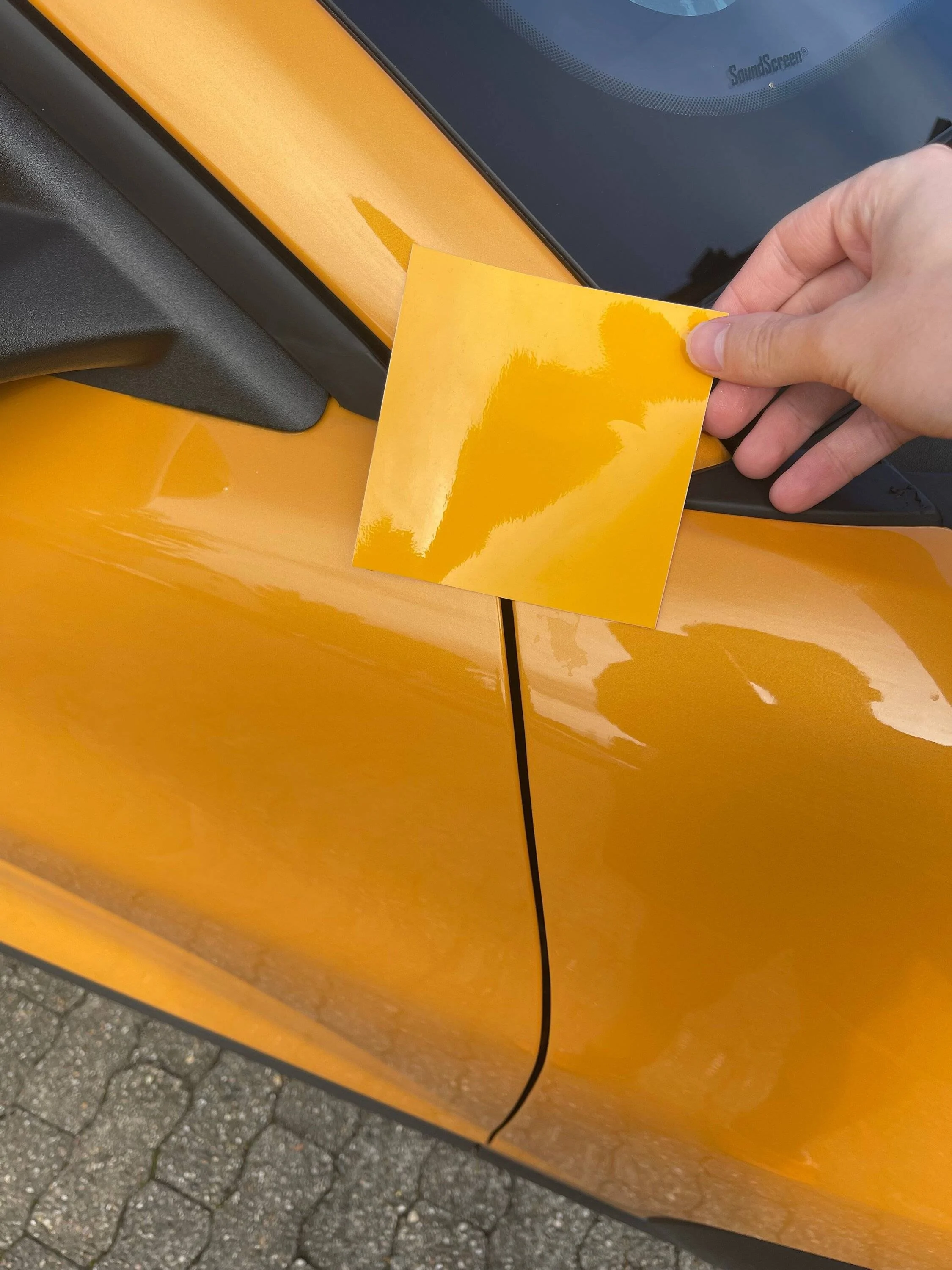 Ford Mustang Mach-E Cyber Orange vinyl wrap IMG_2452