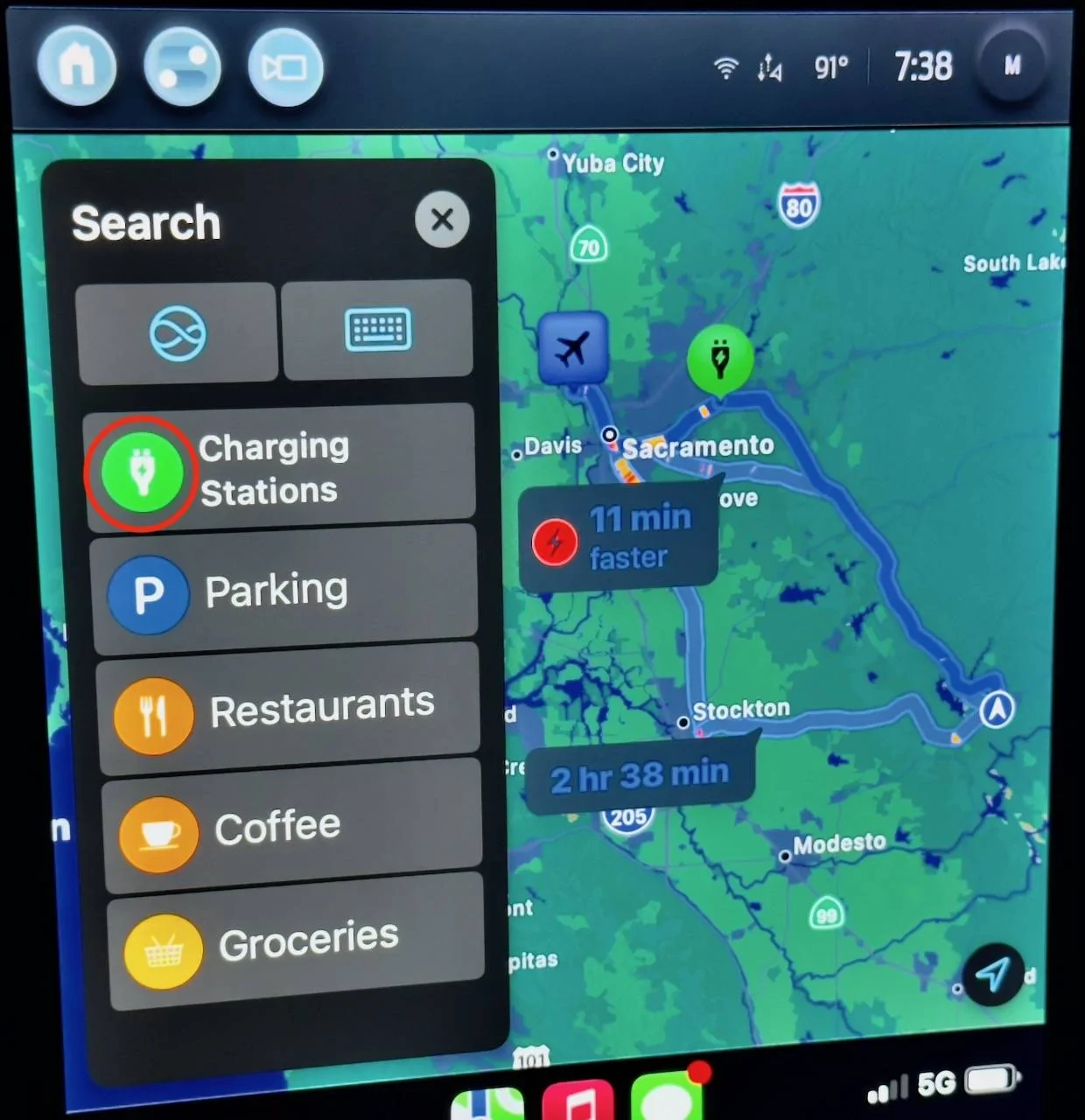 Ford Mustang Mach-E iOS 17 - Maps to include live EV Charging Station Availability IMG_6904