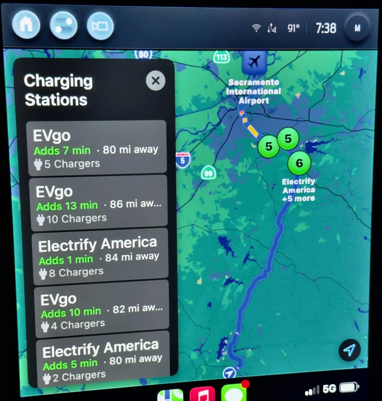 Ford Mustang Mach-E iOS 17 - Maps to include live EV Charging Station Availability IMG_6905
