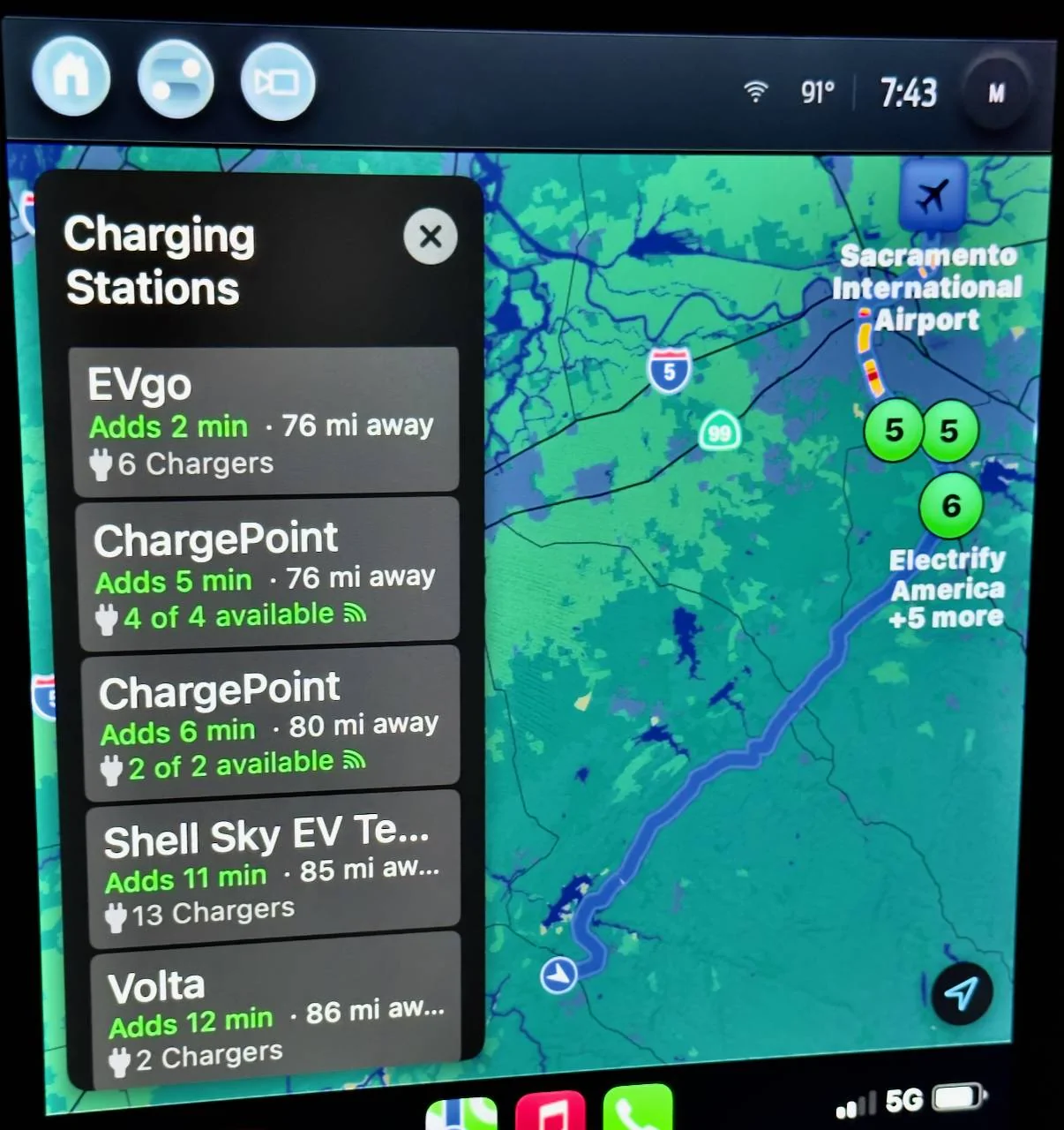 Ford Mustang Mach-E iOS 17 - Maps to include live EV Charging Station Availability IMG_6907