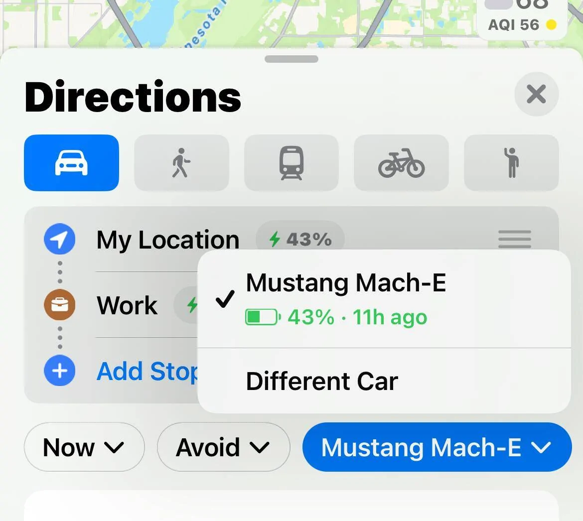 Ford Mustang Mach-E Apple adding real-time charger information for Mach-E and Taycan 1692626743606