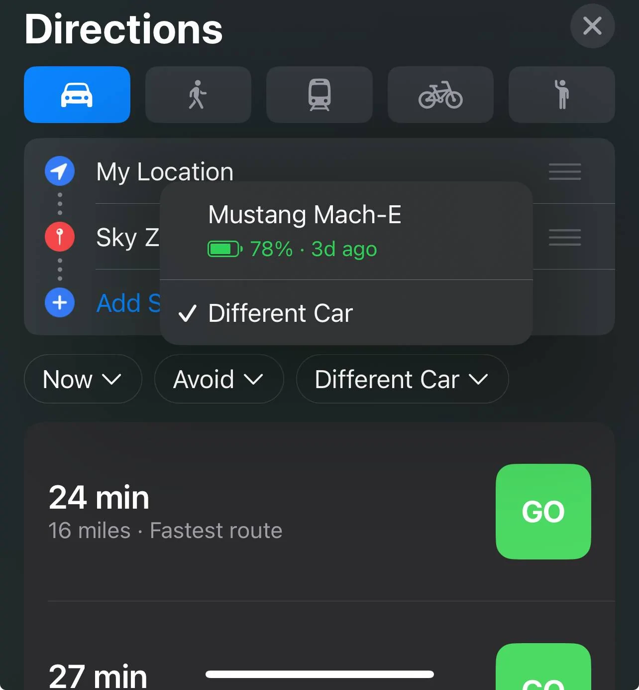Ford Mustang Mach-E Why is Apple Maps Whining About My Battery Being Low? IMG_1773