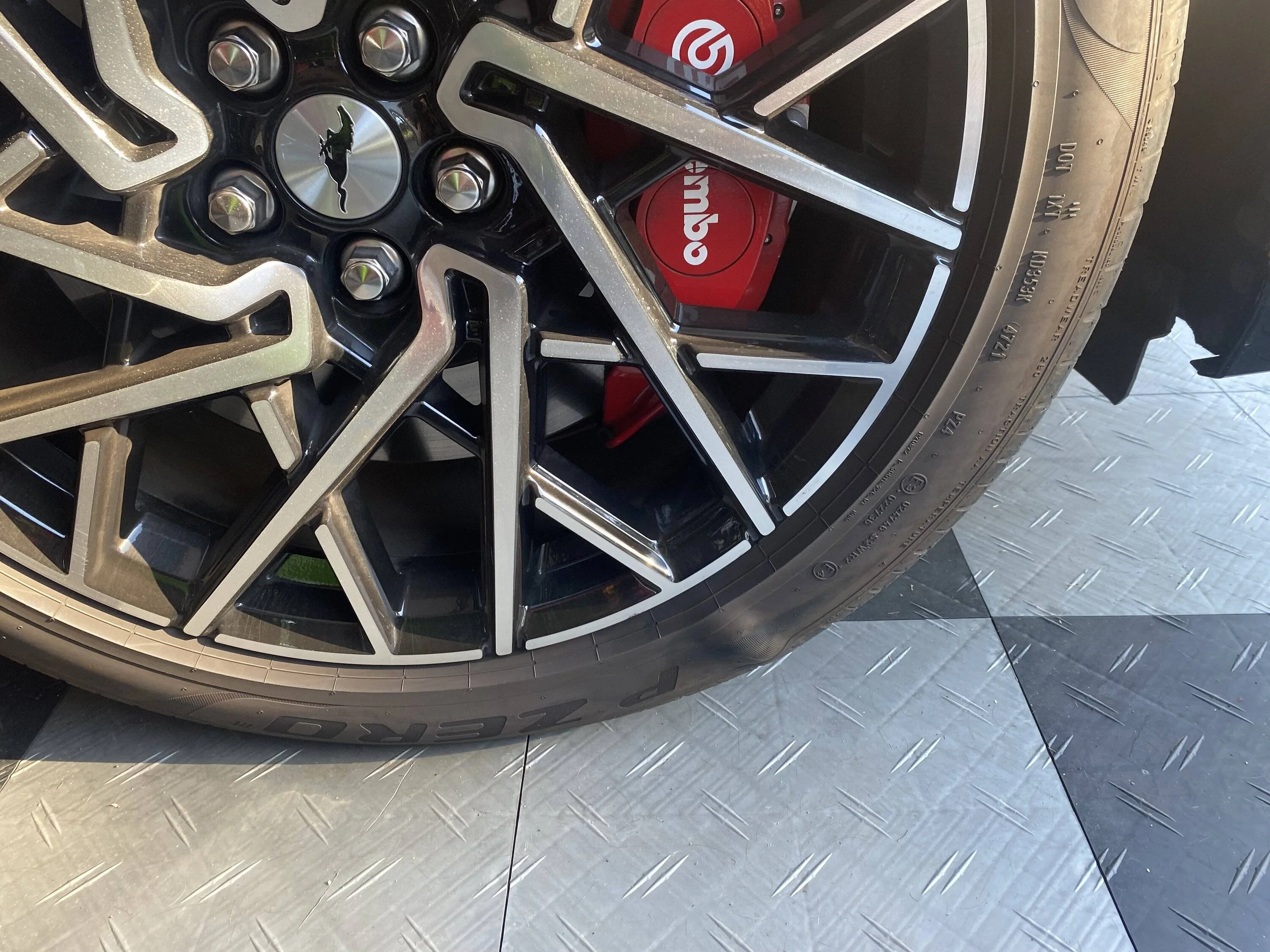 Ford Mustang Mach-E Mach E GT tire bubble IMG_1863