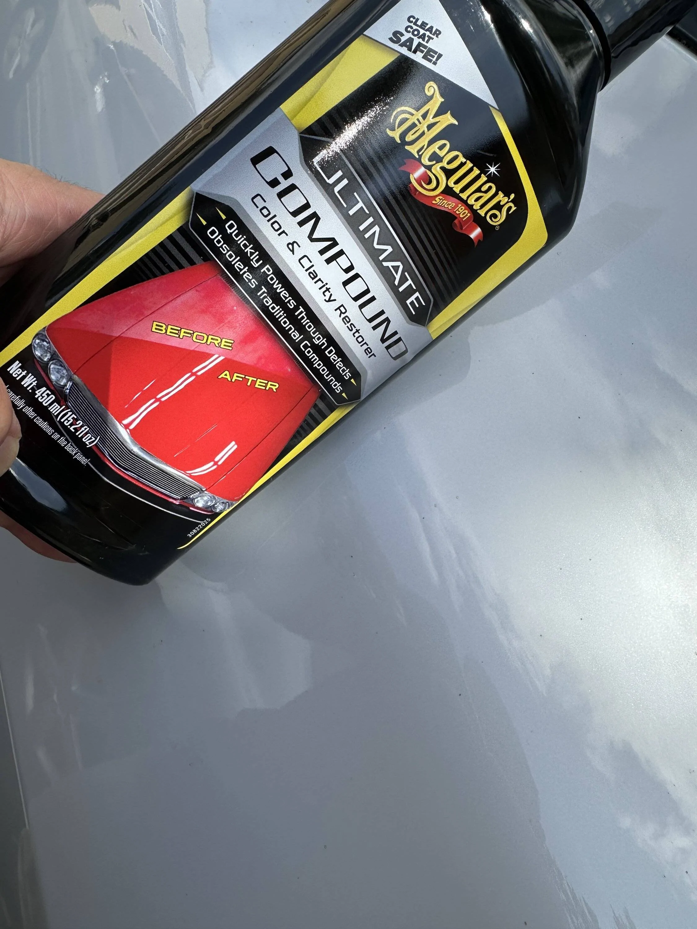 Ford Mustang Mach-E Meguiar's Ultimate Compound worked well on gloss black plastic parts but not the body ?? IMG_0151
