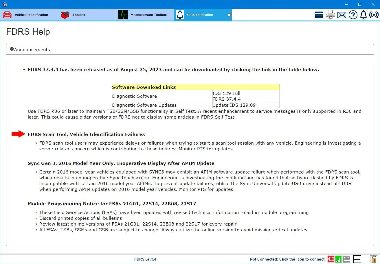 Ford Mustang Mach-E Ford (FDRS) Software down? Nationwide Problems? FDRS_Msg