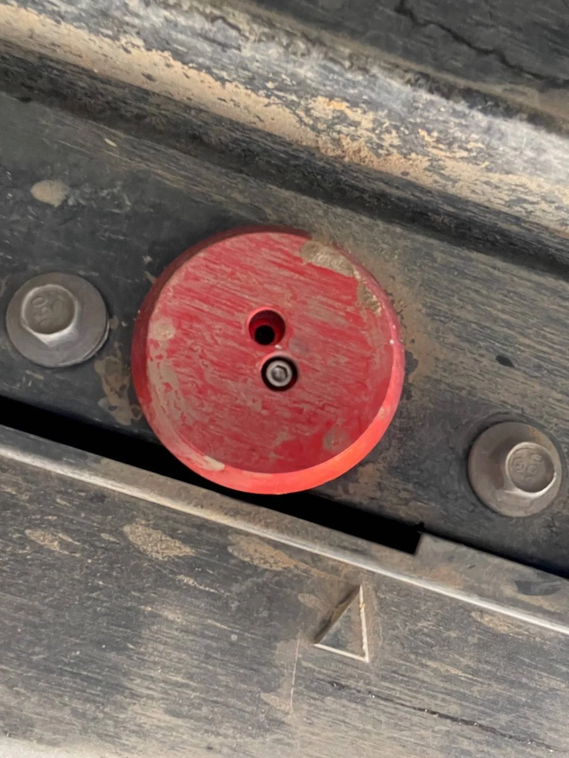 Ford Mustang Mach-E Improper jacking by Discount Tire Puck