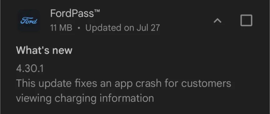 Ford Mustang Mach-E FordPass Version 4.30.0 Released for iOS 1000003032
