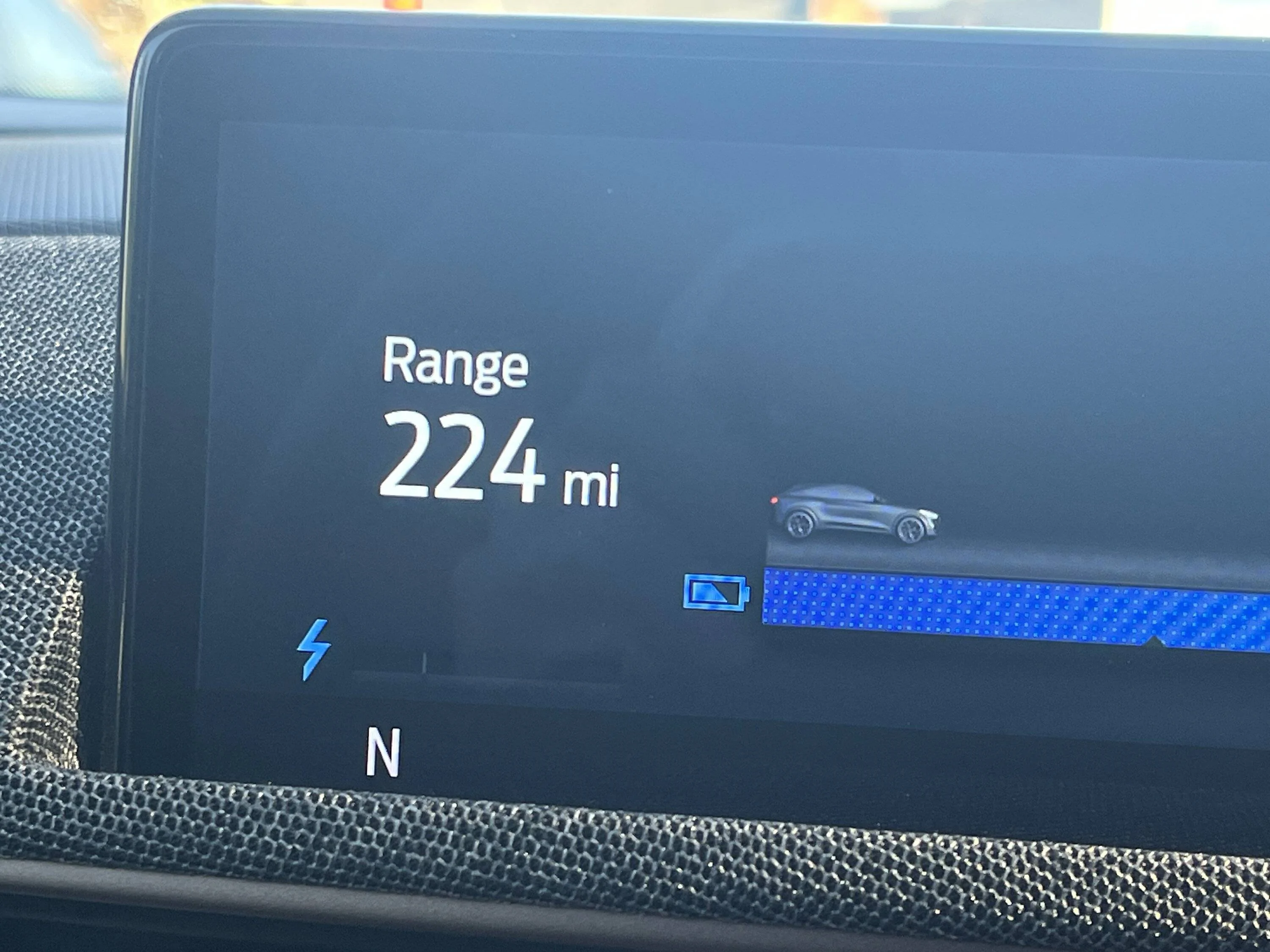 Ford Mustang Mach-E Question about showing battery % on instrument panel IMG_20230917_090440