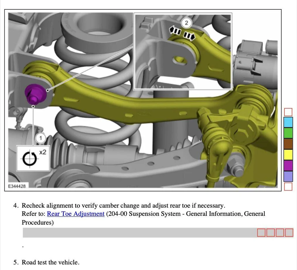 Ford Mustang Mach-E Adjusting rear camber Screenshot 2023-09-18 at 9.12.50 AM