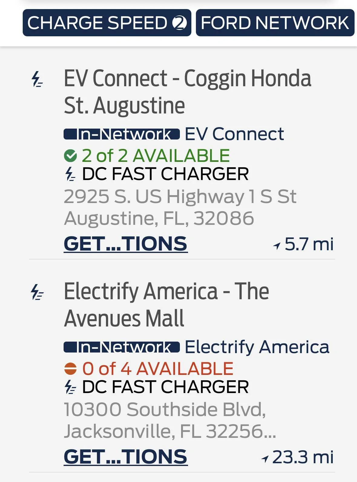 Ford Mustang Mach-E Ford Pass Charging Map IMG_7248