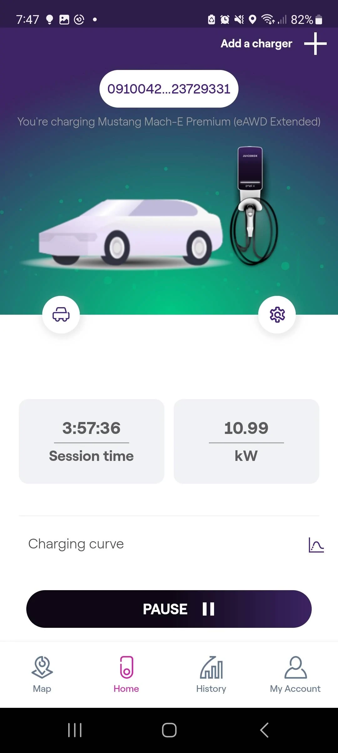 Ford Mustang Mach-E L2 charging speed recently dropped 33% Screenshot_20230924_194727_Enel X Way