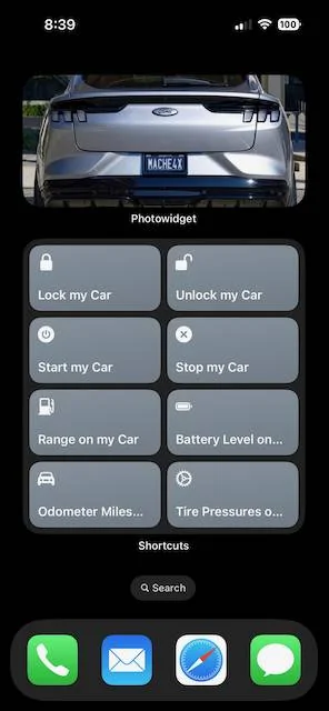 Ford Mustang Mach-E iPhone 15 Pro Action button and Mach-E IMG_4167