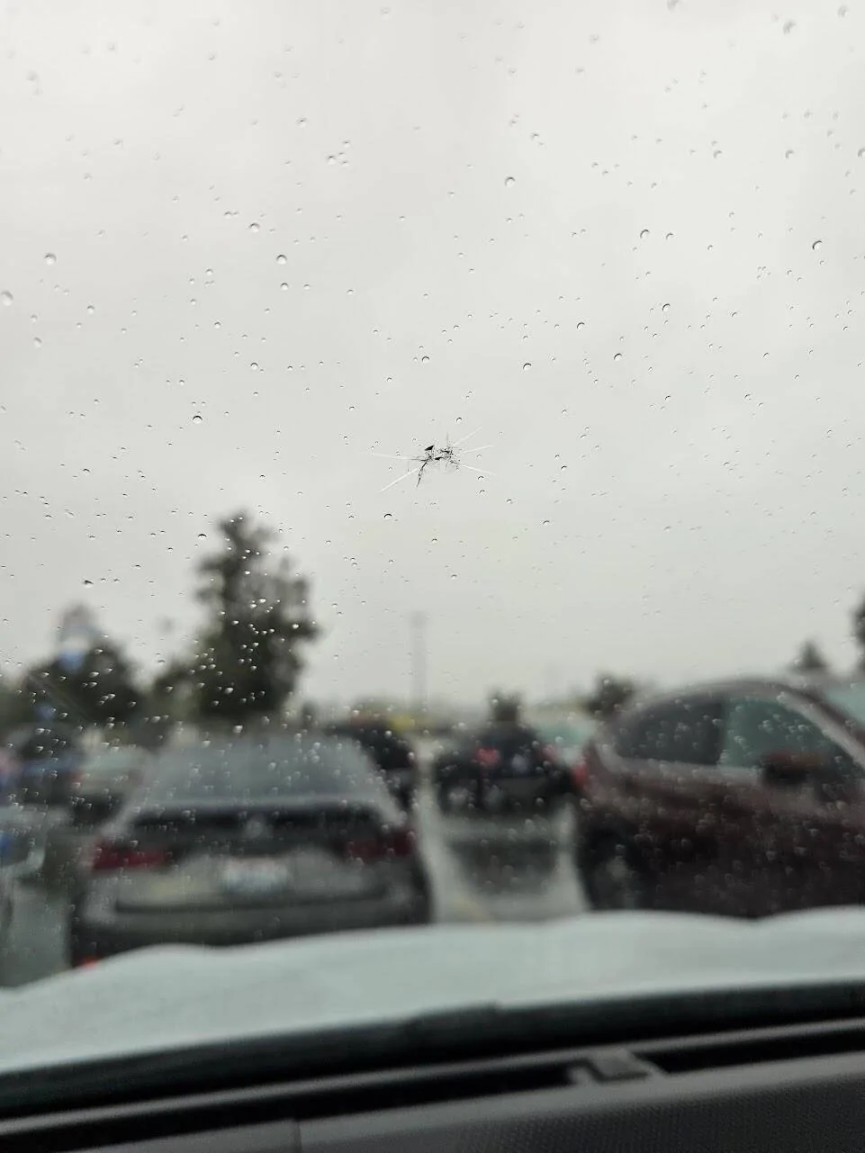 Ford Mustang Mach-E I5 Strikes again, rock hit my windshield 1695853227007