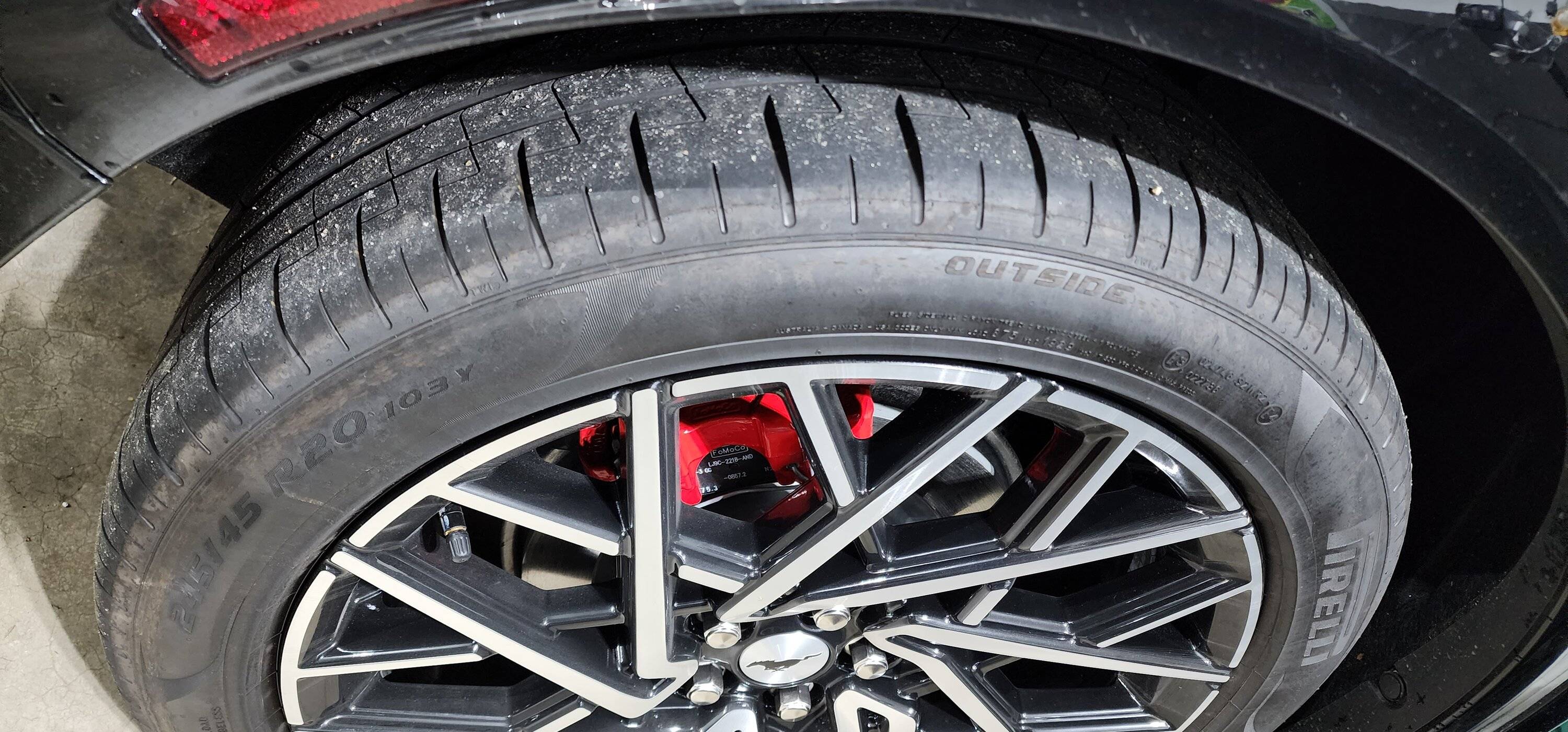 Ford Mustang Mach-E P Zero summer tires 20230926_190214
