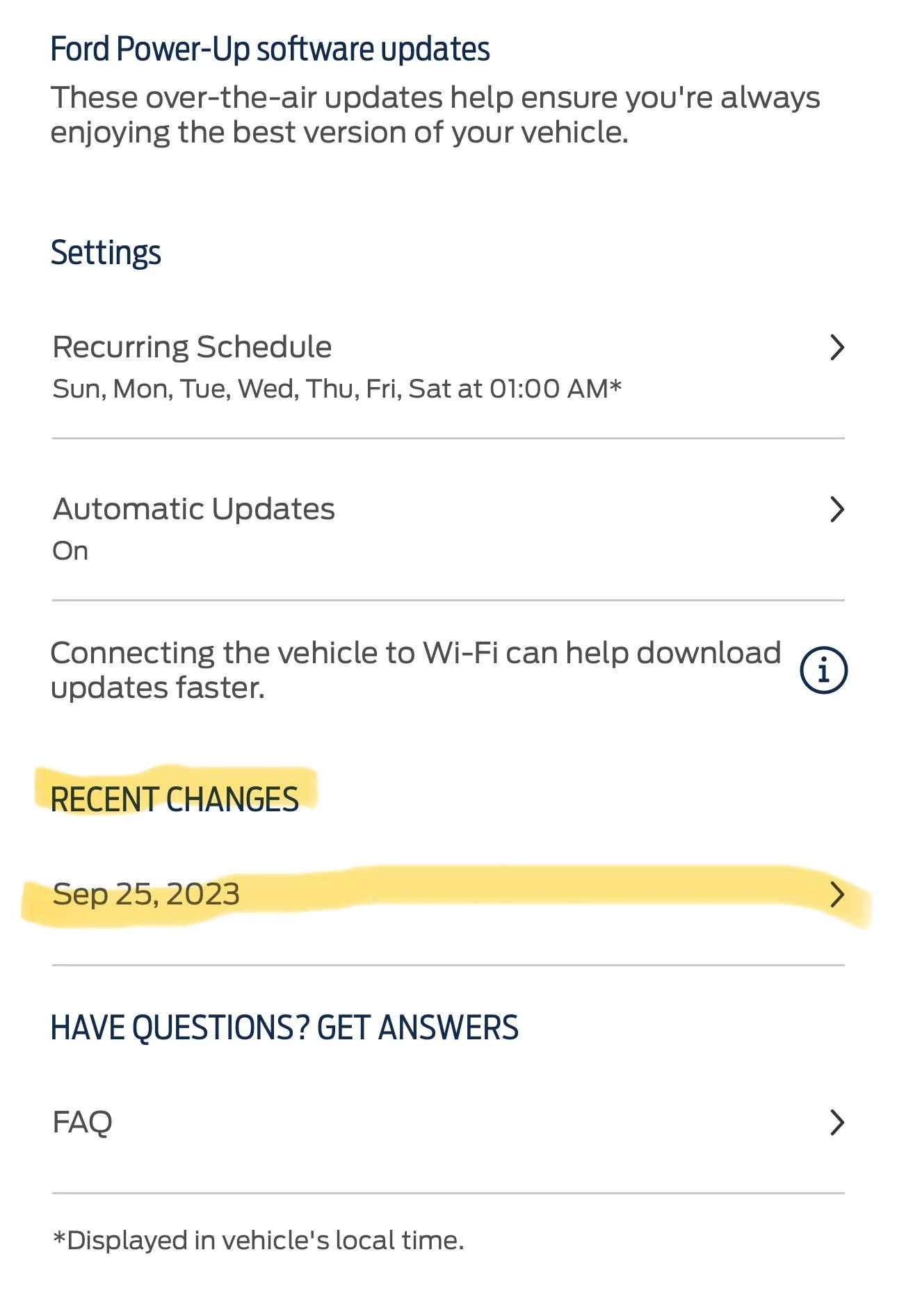 Ford Mustang Mach-E Power-Up 6.1.0 OTA Update IMG_2340