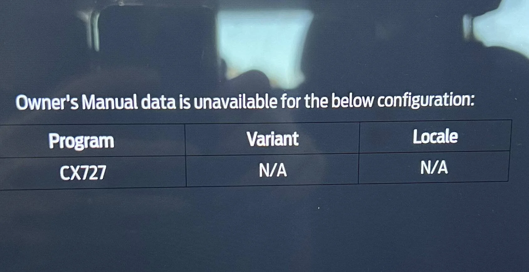 Ford Mustang Mach-E CSP 23B39 - Install Digital Owner Manual Broken Manual
