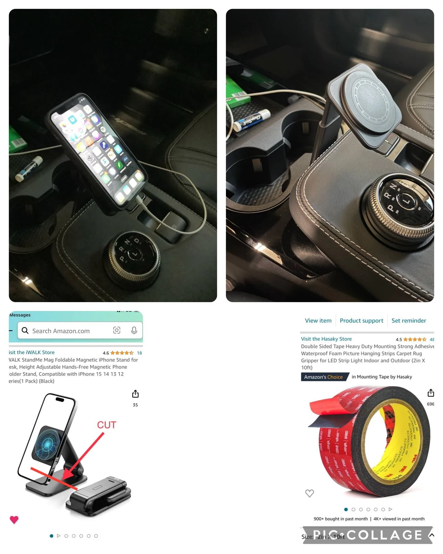 Ford Mustang Mach-E Cell Phone Holder Solution Mach-E Phone Mount