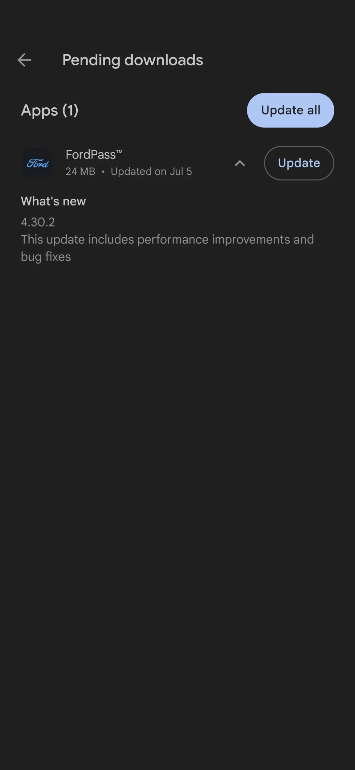 Ford Mustang Mach-E FordPass 4.30.2 Screenshot_20231003-104303
