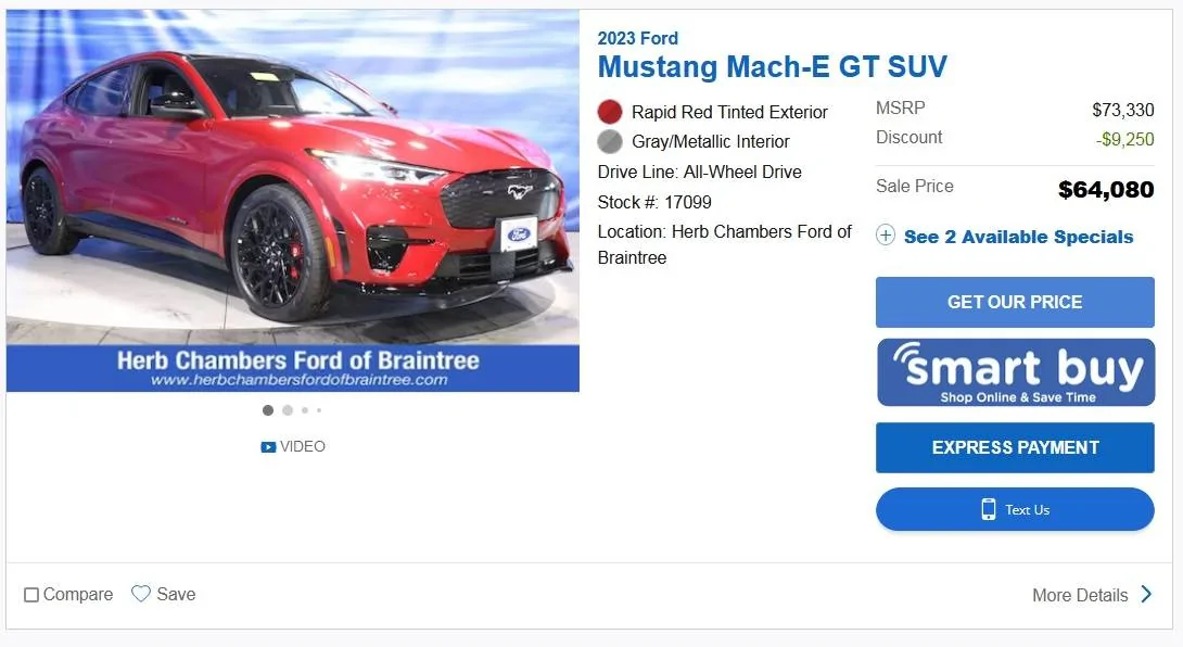 Ford Mustang Mach-E Price Wars Untitled