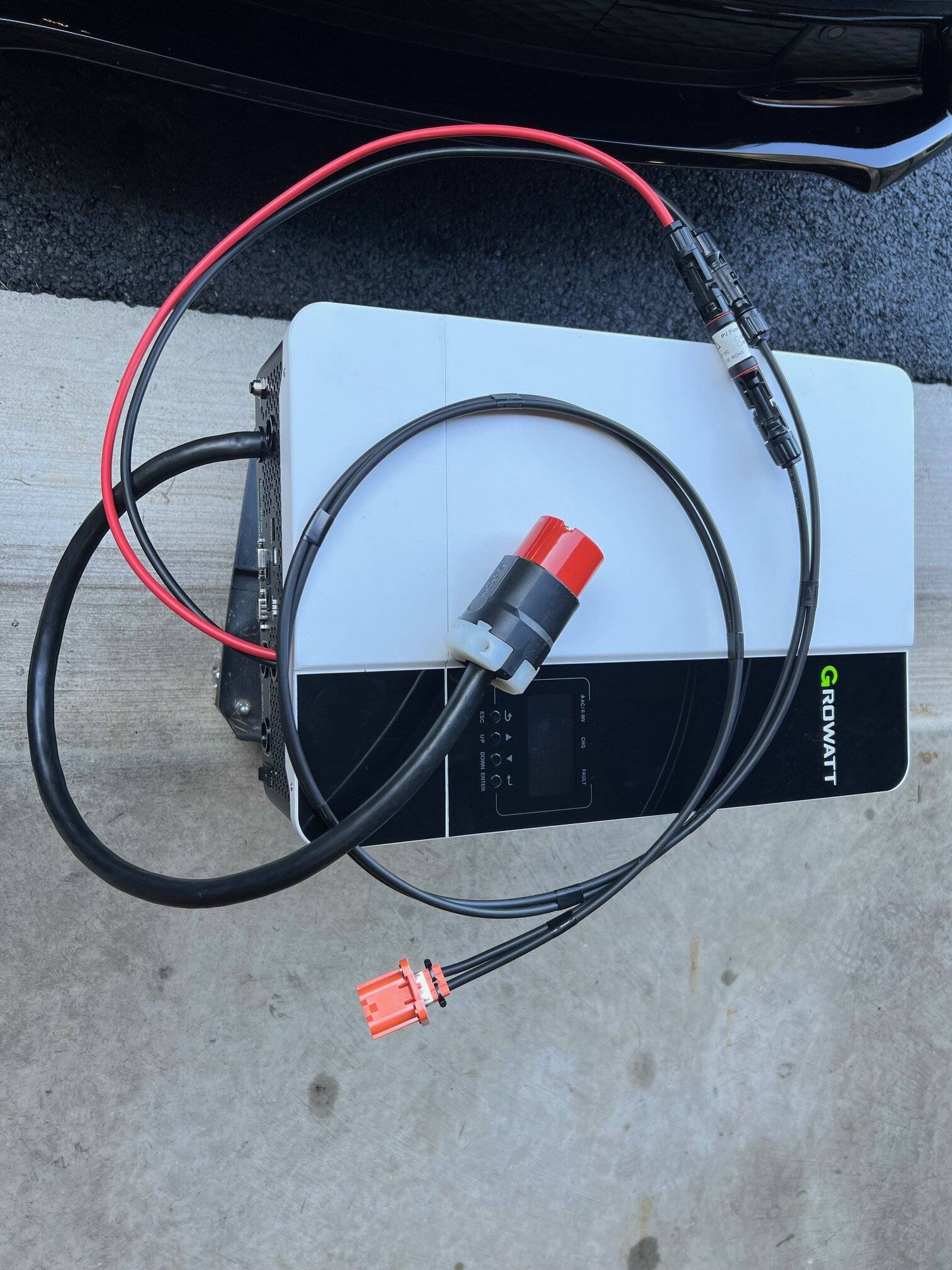 Ford Mustang Mach-E Export Power via Solar Inverter DIY IMG_2949