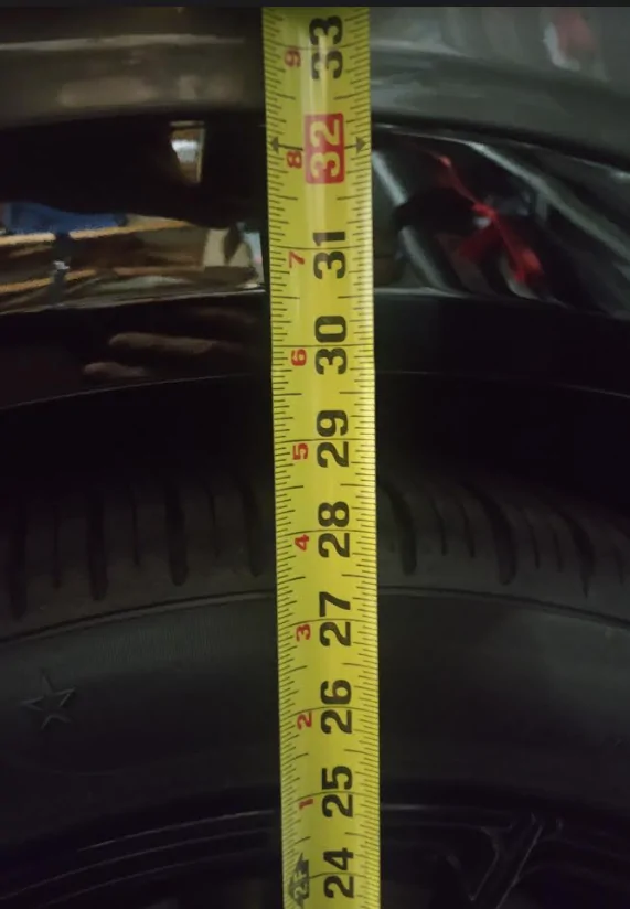 Ford Mustang Mach-E Ok, so I need help.. lowering Mach-E suspension to reduce wheel gap 1696553306491