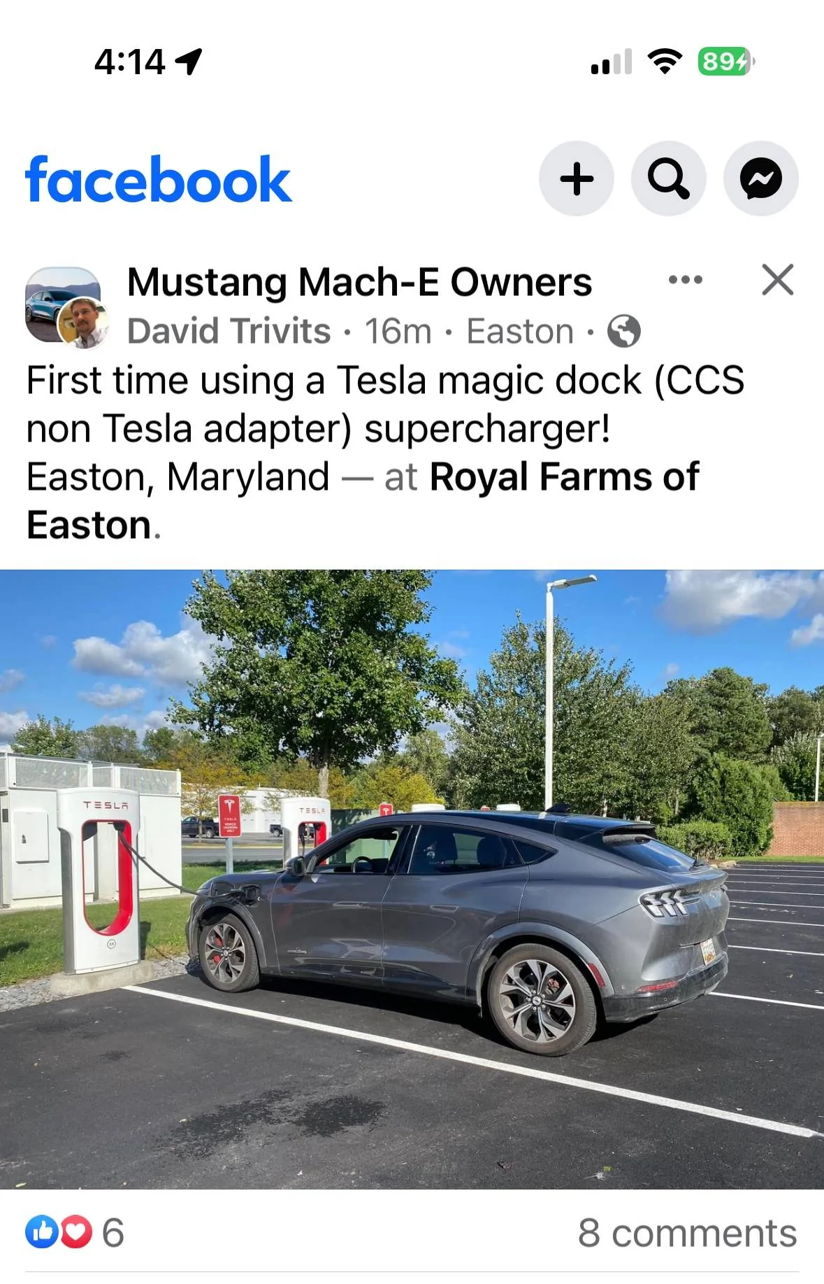 Ford Mustang Mach-E Maryland Eastern Shore charging update 1696729241866