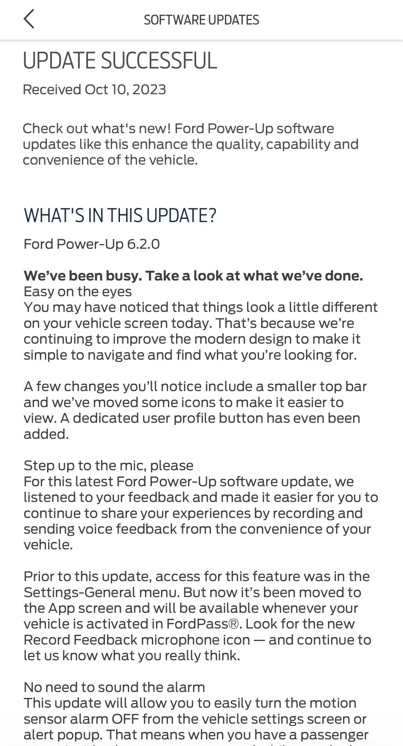 Ford Mustang Mach-E PowerUp 6.2.0 Released to EA Owners IMG_6394