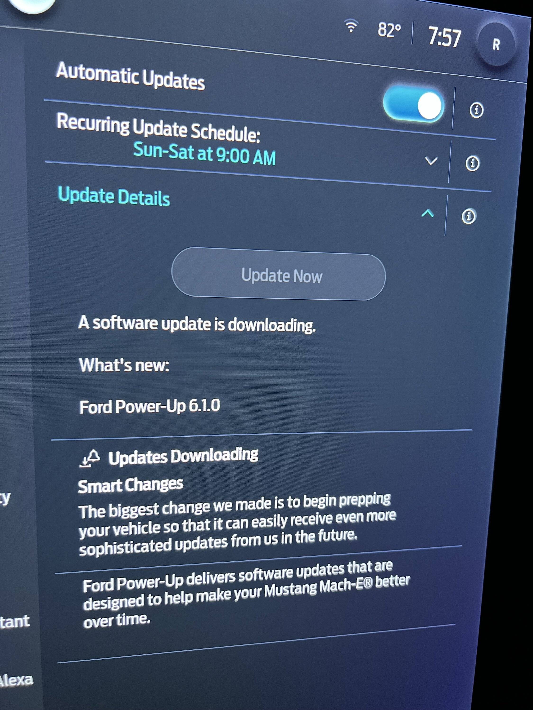 Ford Mustang Mach-E Power-Up 6.1.0 OTA Update IMG_4006